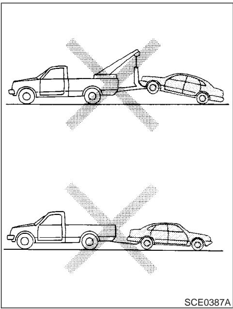 INFINITI M45 - REMORQUAGE RECOMMANDÉ PAR INFINITI - 1