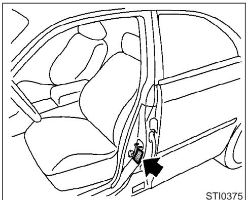 INFINITI M45 - ÉTIQUETTE DU DISPOSITIF ANTIPOLLUTION - 1