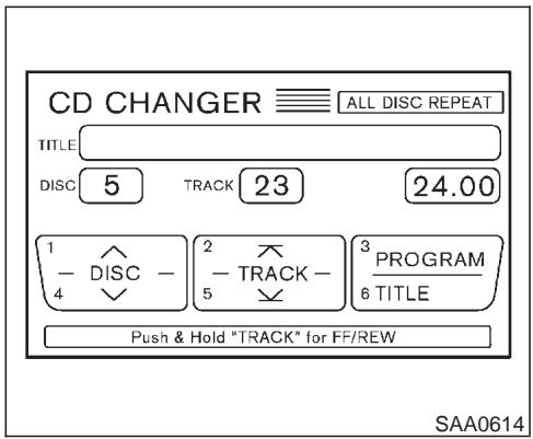 INFINITI M45 - Touche «CASSETTE» : - 1