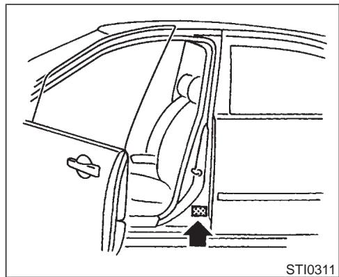 INFINITI M45 - NUMÉRO DE SÉRIE DU MOTEUR - 1