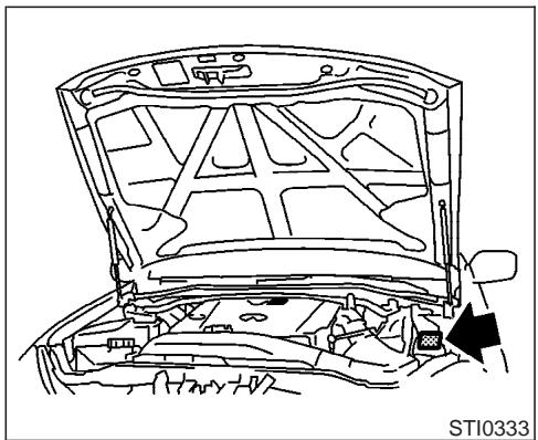 INFINITI M45 - ÉTIQUETTE DE PNEU ET INFORMATION DE CHARGEMENT - 1