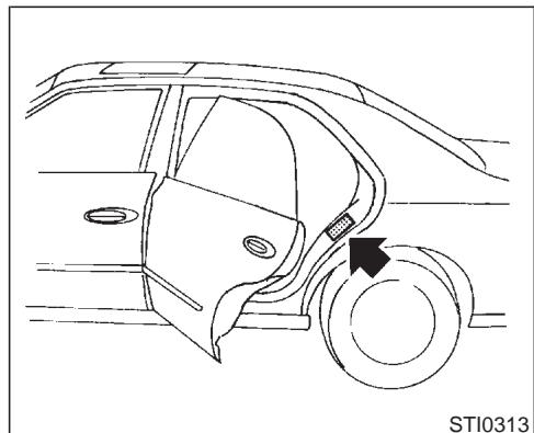 INFINITI M45 - ÉTIQUETTE DU DISPOSITIF ANTIPOLLUTION - 2