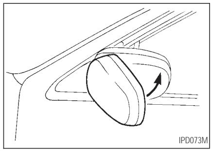 INFINITI Q45 - Rétroviseurs extérieurs pliables - 1