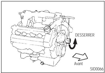 INFINITI Q45 - CHANGEMENT DU FILTRÉ À HUILLE-MOTEUR - 1