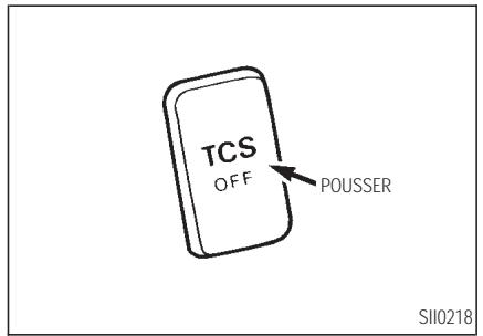 INFINITI Q45 - COMMUTATEUR D'ANNULATION DU SYSTEME DE CONTROLE DE TRACTION - 1