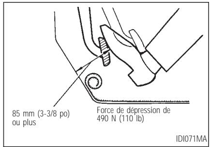 INFINITI Q45 - VÉRIFICATION DE LA PÉDALE DE FREIN - 1