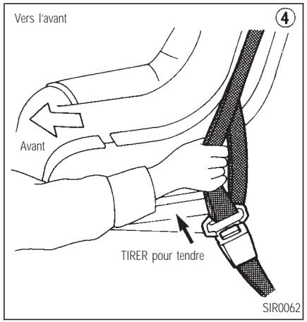 INFINITI Q45 - SIÉGES, DISPOSITIFS DE RETENUE ET SYSTÉMES DE COUSSIN GONFLABLE D'APPOINT - 1