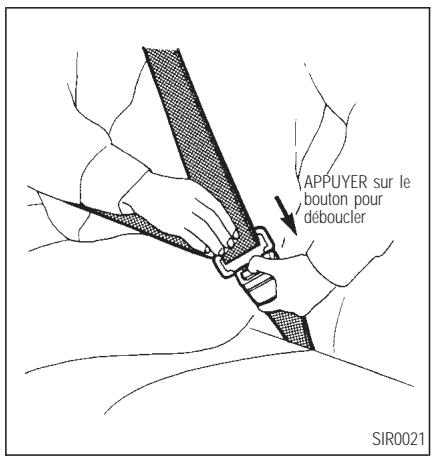 INFINITI Q45 - SIÉGES, DISPOSITIFS DE RETENUE ET SYSTEMES DE COUSSIN GONFLABLE D'APPOINT - 1