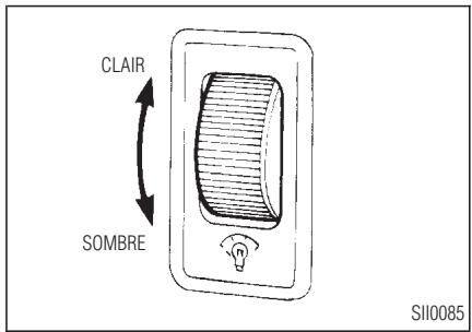 INFINITI QX4 - Commutateur de réglage de la luminosité du tableau de bord - 1