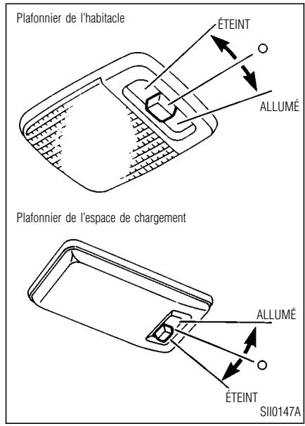INFINITI QX4 - PLAFONNIERS (si le vehicule en est équipé) - 1