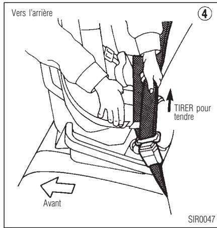 INFINITI QX4 - SIÉGES, DISPOSITIFS DE RETENUE ET SYSTÉMES DE COUSSIN GONFLABLE D'APPOINT - 3