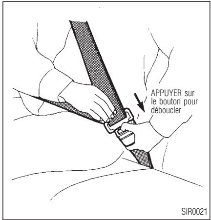 INFINITI QX4 - SIÉGES, DISPOSITIFS DE RETENUE ET SYSTÉMES DE COUSSIN GONFLABLE D'APPOINT - 1