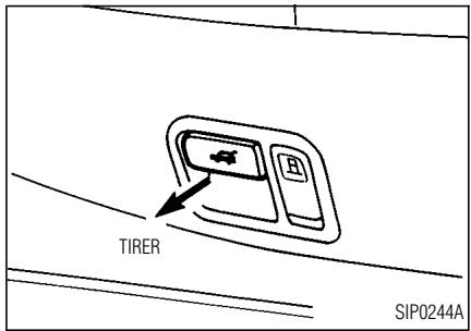 INFINITI QX4 - OUVERTURE AVEC LE POUSSOIR - 1