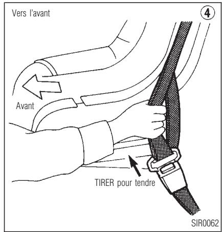 INFINITI QX4 - SIÉGES, DISPOSITIFS DE RETENUE ET SYSTÉMES DE COUSSIN GONFLABLE D'APPOINT - 2