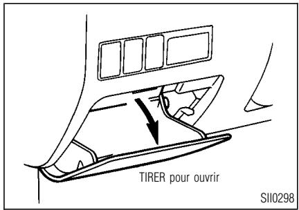 INFINITI QX4 - RANGEMENT - 1