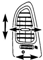 INFINITI QX4 - BOUCHES D'AIR - 1