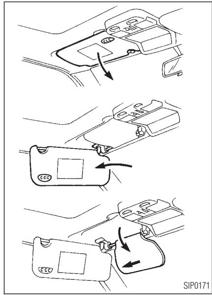 INFINITI QX4 - VÉRIFICATIONS ET RÉGLAGES AVANT DEMARRAGE - 1