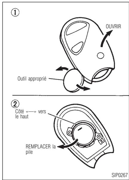 INFINITI QX4 - REplacement DE LA PILE - 1