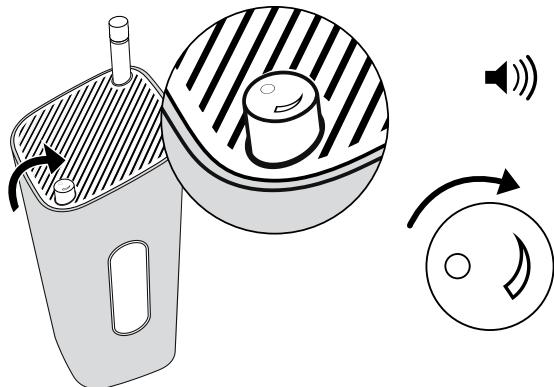 SONORO GO NEW-YORK - 3 - Allumer l'appareil et augmenter le volume - 1