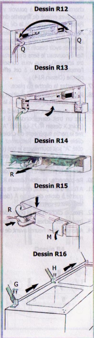 THOMSON AC30 - Changement du sens d'ouverture des portes (suite) - 1