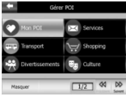 MYGUIDE 3100 - Gérér mon POI (POI = point d'intérêt) - 2