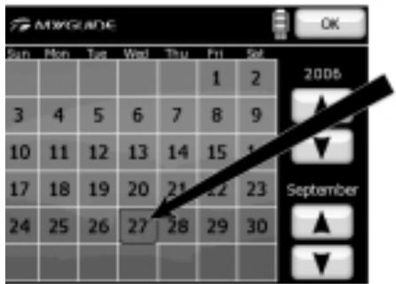 MYGUIDE 3100 - Définition de la langue - 1
