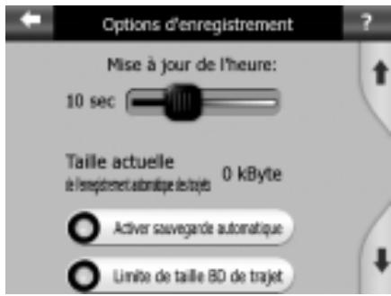 MYGUIDE 3100 - Options d'enregistrement - 1