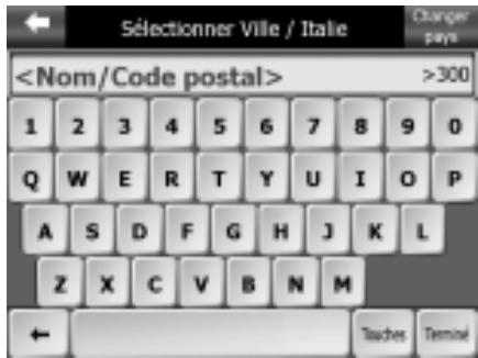 MYGUIDE 3100 - Sélection de la ville - 1