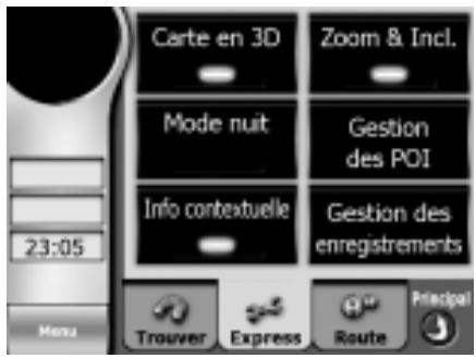 MYGUIDE 3100 - Affichage de carte en mode navigation - 1