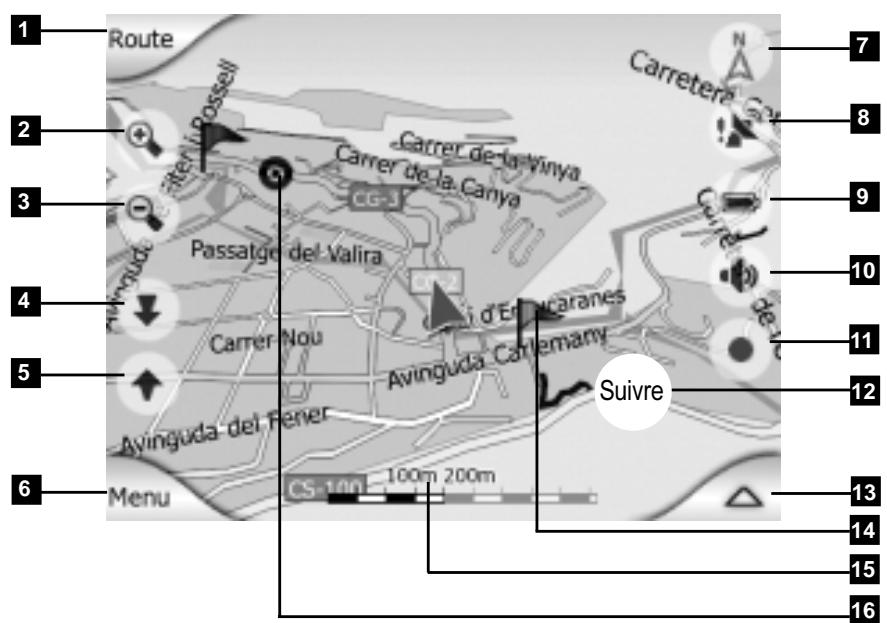 MYGUIDE 3100 - Sections d'itinétaire actif - 1