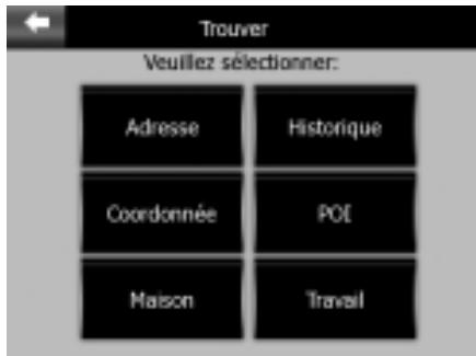 MYGUIDE 3100 - Menu principal de navigation - 1