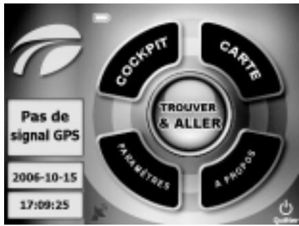 MYGUIDE 3100 - Affichage de la connexion GPS - 1