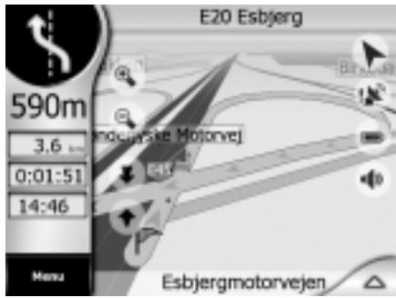 MYGUIDE 3100 - Points d'intérêt visibles - 3
