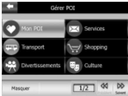 MYGUIDE 3100 - Gérér mon POI (POI = point d'intérêt) - 3
