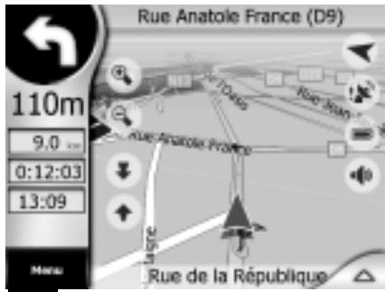 MYGUIDE 3100 - Navigation dans un itinétaire avec deux étapes - 4