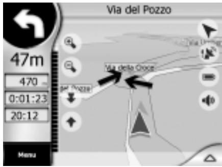 MYGUIDE 3100 - Sélection d'une intersection - 1