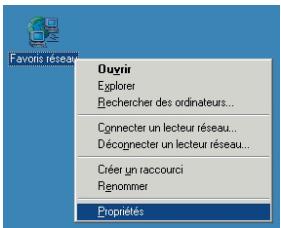 OLITEC SX 500 - Paramétrage du réseau pour PC / windows millennium - 1
