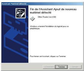 OLITEC SX 500 - Installation des pilotes USB pour windows 2000 pro - 6