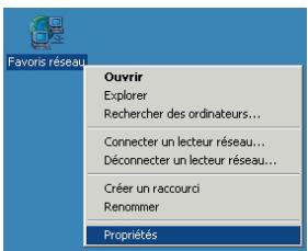 OLITEC WF 200 - Paramétrage du réseau pour PC / Windows 2000 Pro - 1