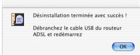 OLITEC WF 200 - Désinstallation des pilotes du routeur modem USB ADSL pour Mac - 10