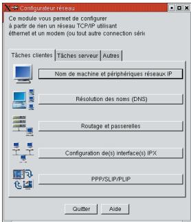 OLITEC WF 200 - Paramétrage du réseau pour Linux (ex. : Mandrake 8.2) - 2