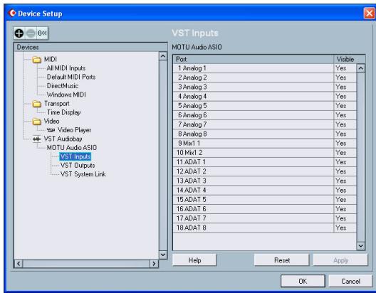 MOTU AUDIO EXPRESS 8PRE - VISUALISATION ET GESTION DES ENTREES DE LA 8PRE - 1