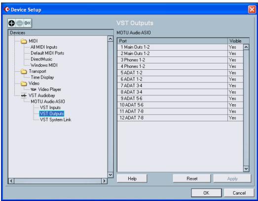 MOTU AUDIO EXPRESS 8PRE - VISUALISATION ET GESTION DES SORTIES DE LA 8PRE - 1