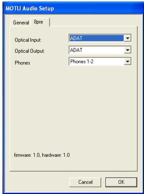 MOTU 8PRE - ADAT Optical - 2