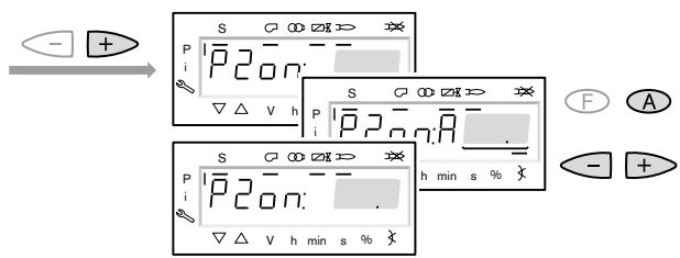 WEISHAUPT W-FM 50 - Determiner le point de commutation P2on. - 1