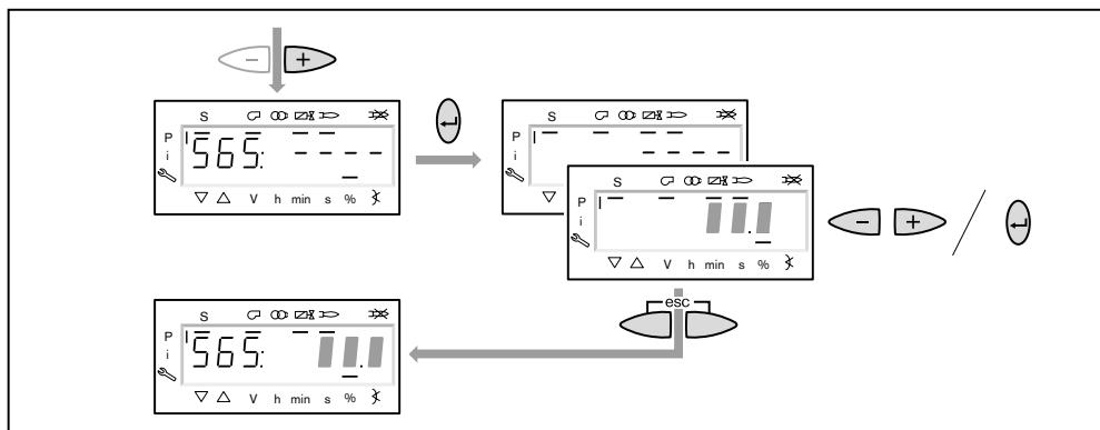 WEISHAUPT W-FM 54 - Définir la limite de puissance basse (petit débit) - 1