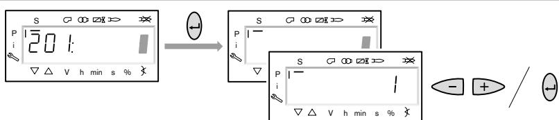 WEISHAUPT W-FM 54 - Régler le mode de fonctionnement - 1