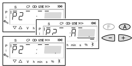 WEISHAUPT W-FM 54 - Amener le brûleur au point P2 - 2