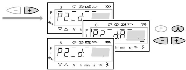 WEISHAUPT W-FM 54 - Regler le point de prépréglage P2_d - 1