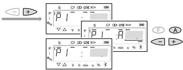 WEISHAUPT W-FM 54 - Régler le point de fonctionnement P1 - 1
